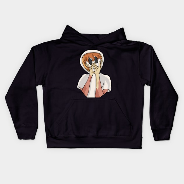 Boo is Haunting You Kids Hoodie by Media By Moonlight